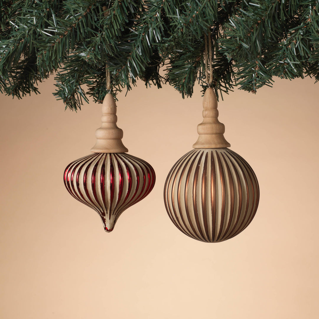 Last Call 6.75"H Glass Ball Ornament, 2