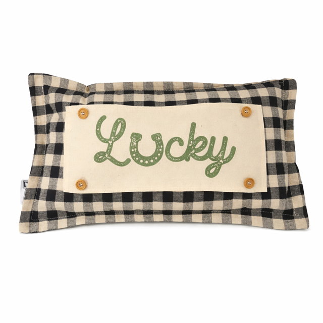 BUFFALO CHECK: GINGHAM PILLOW ONLY (with insert)