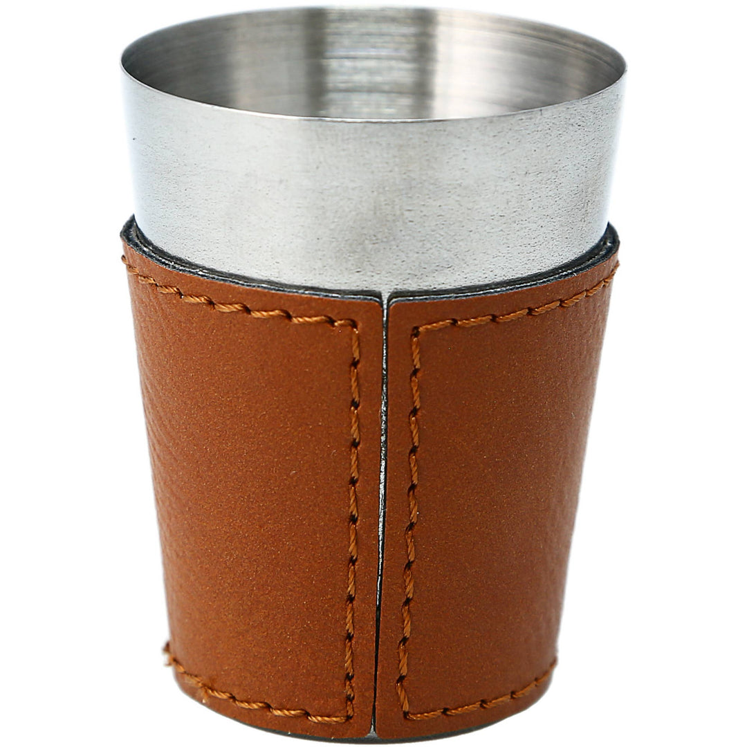 Out Fishing - Stainless Shot Glass with Sleeve