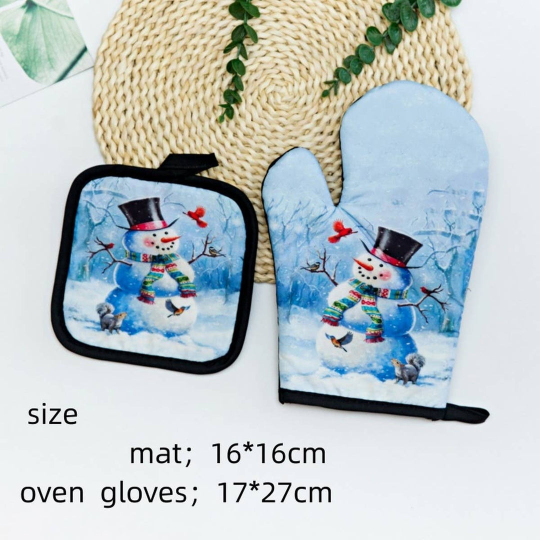 CHRISTMAS SERIES BAKING ANTI-SCALDING GLOVES_CWMM1460