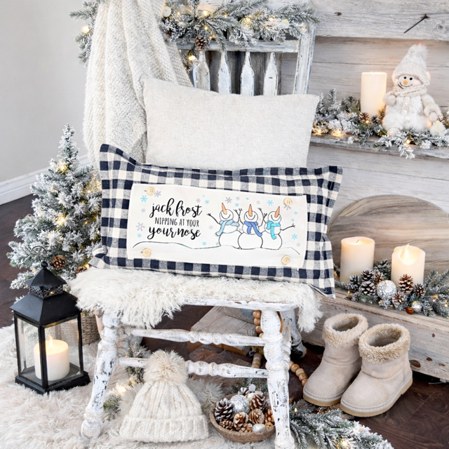 BUFFALO CHECK: GINGHAM PILLOW ONLY (with insert)