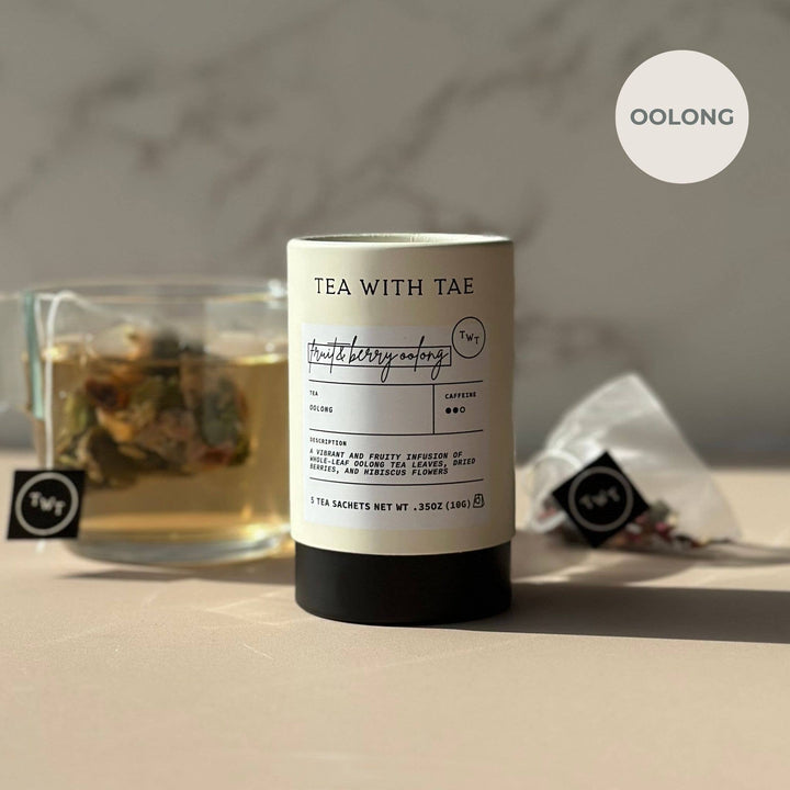 Fruit &amp; Berry Oolong Mini Tea Tube Gift (5 tea bags)
