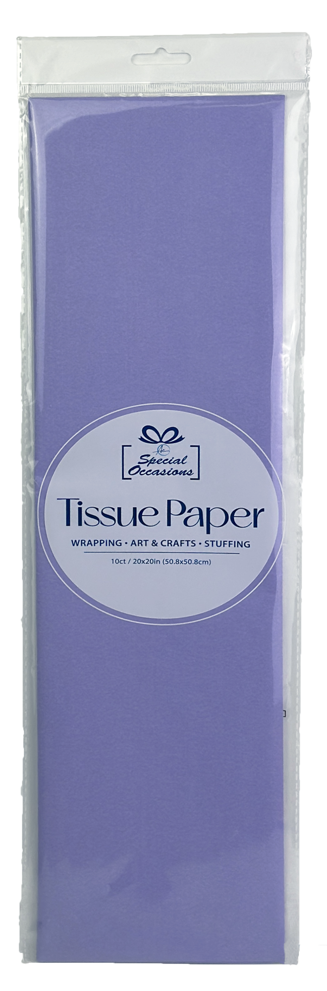 Gift Tissue Paper, 20x20in, 10 Sheets, Available in 18 Color