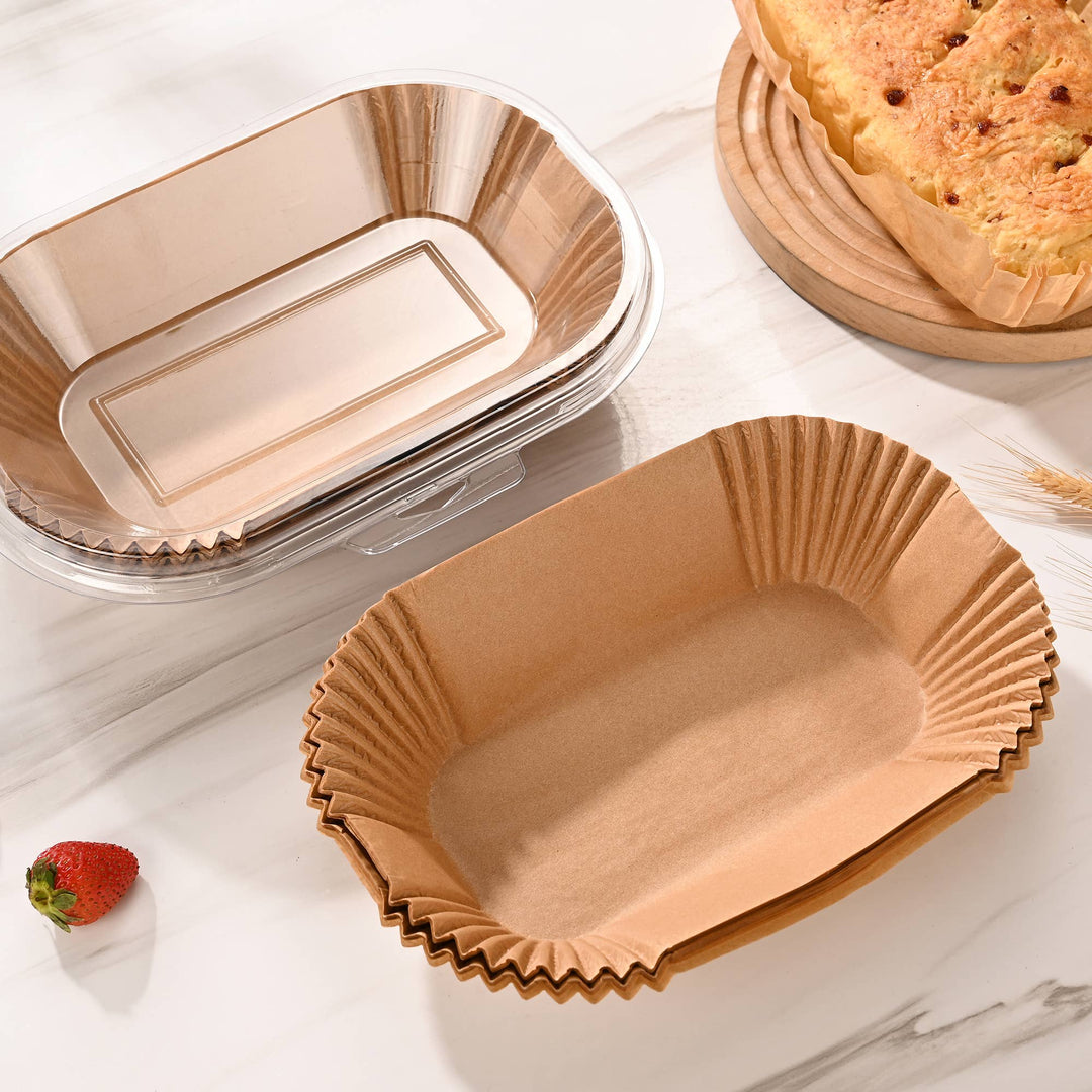 Fox Run Parchment Paper 9" x 5" Loaf Pan Liners, Set of 100