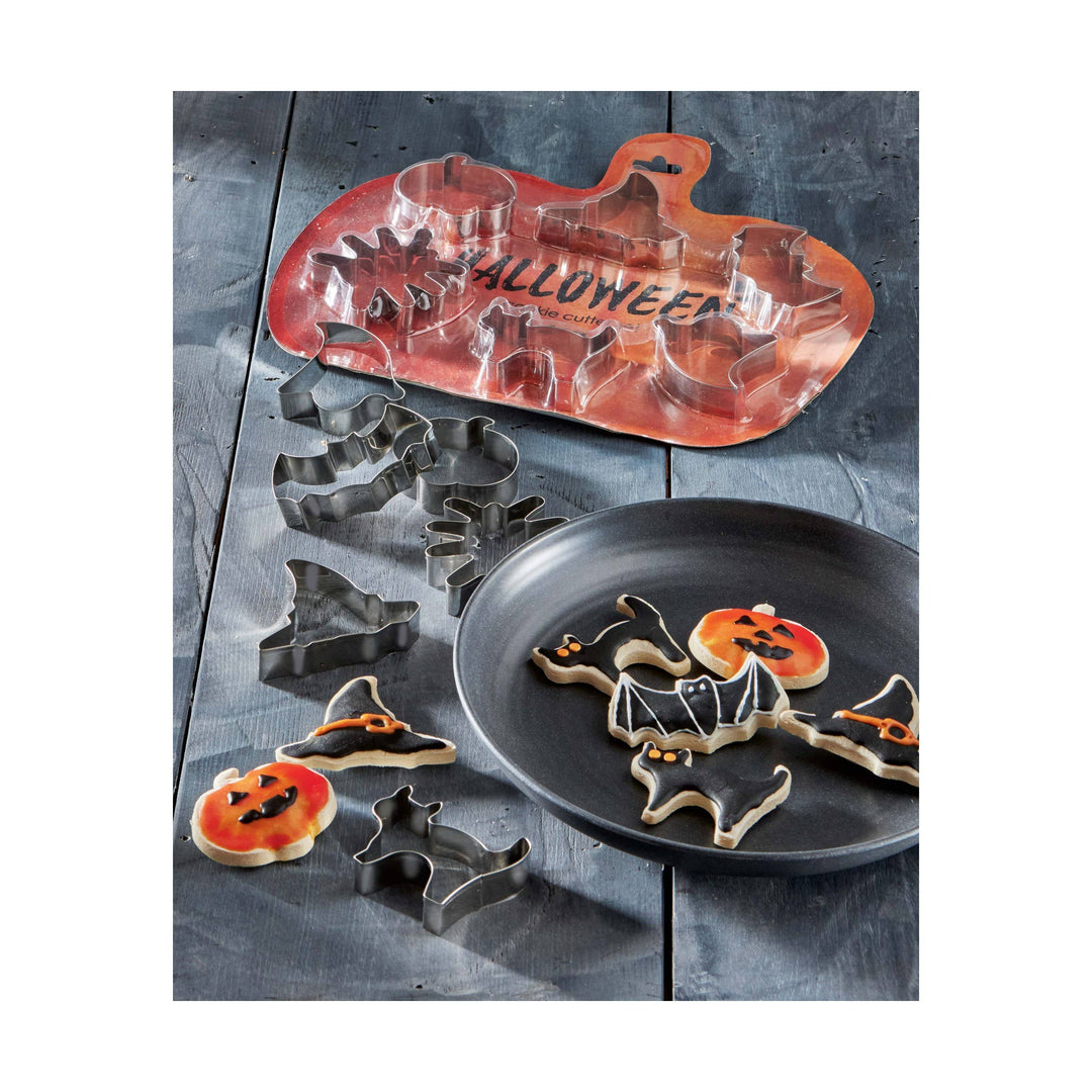 Halloween Cookie Cutter S/6 Multi Stainless Steel