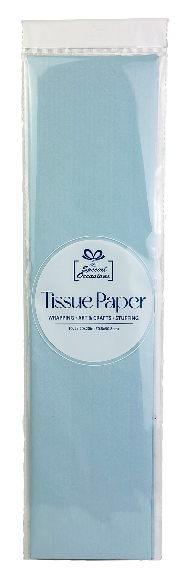 Gift Tissue Paper, 20x20in, 10 Sheets, Available in 18 Color