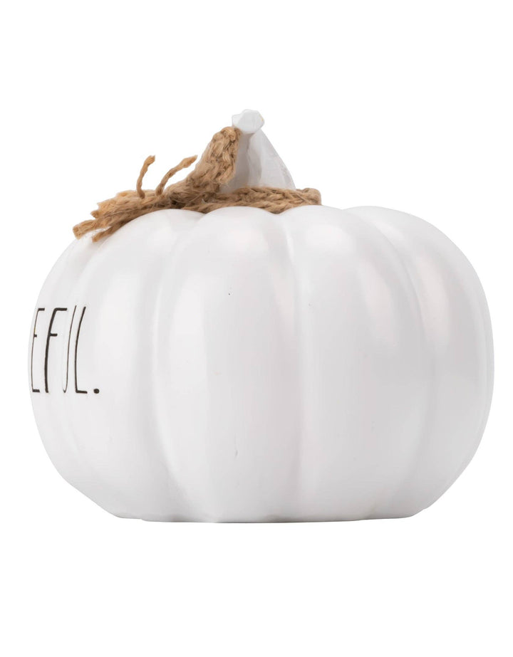 Rae Dunn “Blessed” Set of 3 White Decorative Pumpkins