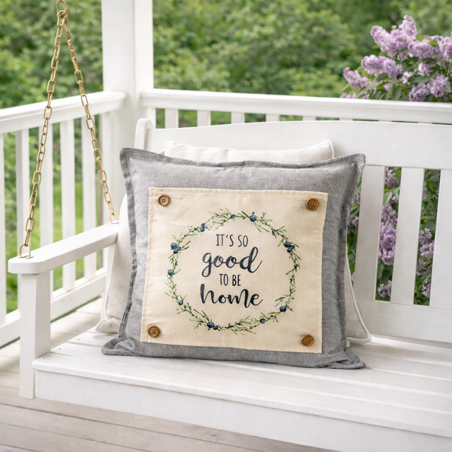 PANEL ONLY: SQUARE Entry, Garden, Between Holidays, House Warming, Host, Mother&