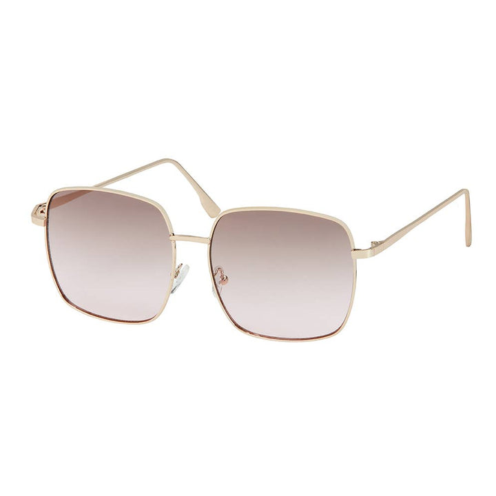 1300-NEW- Jade- Fancy Metal Square Sunglasses