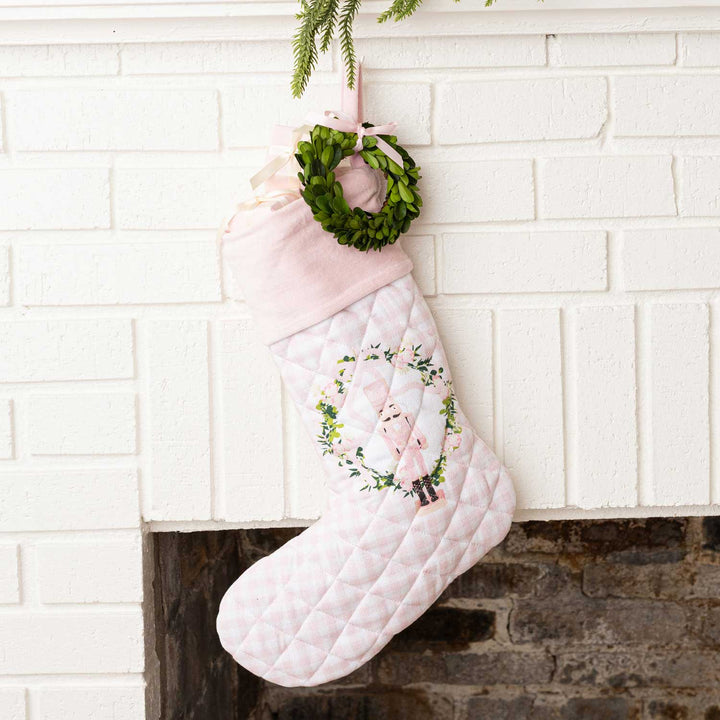 Sugarplum Gingham Quilted Stocking