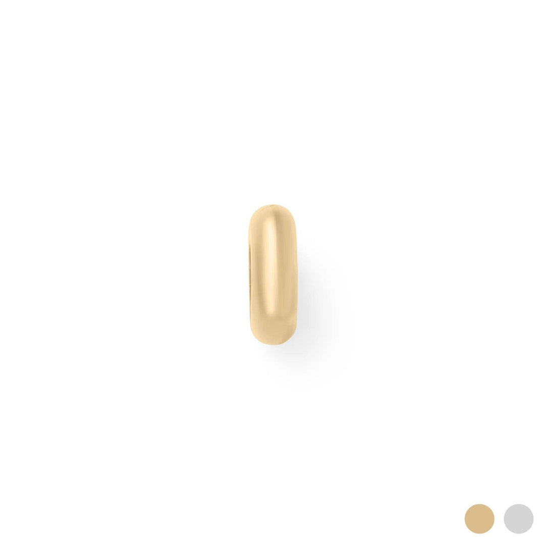 18K Gold PVD Stainless Steel Rounded Spacer Bead