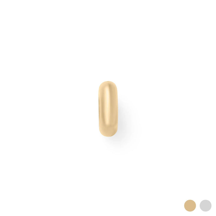 18K Gold PVD Stainless Steel Rounded Spacer Bead