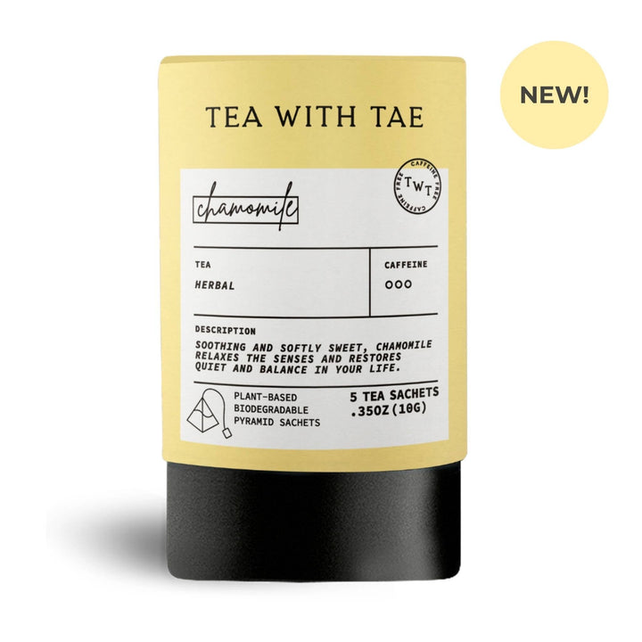 Chamomile Mini Tea Tube Gift (5 tea bags)