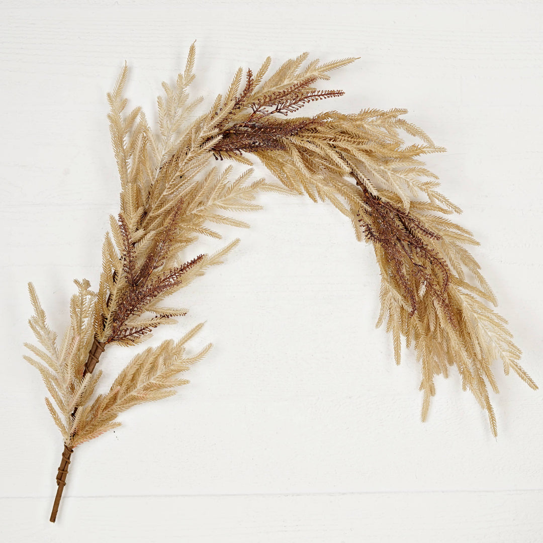 511281- 4ft Garland-Beige Brown Soft Touch Norfolk Pine