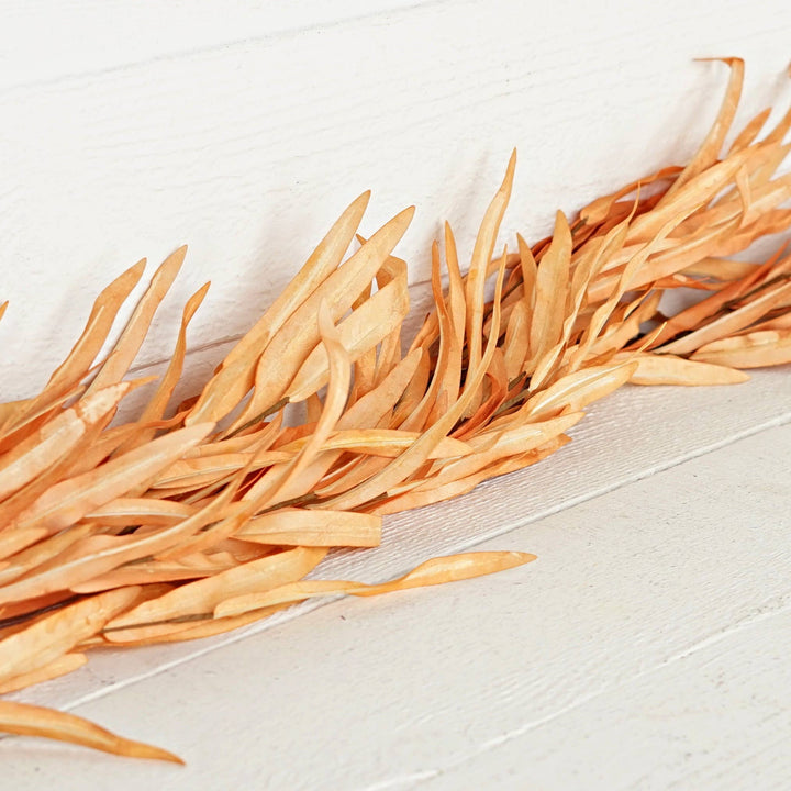 29561- 4.5ft Garland-Foam Willow Leaves-Autumn
