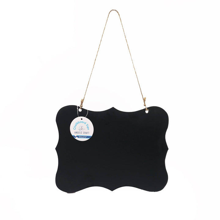 Hanging Chalkboard Sign w/ Jute String (2 shapes available)