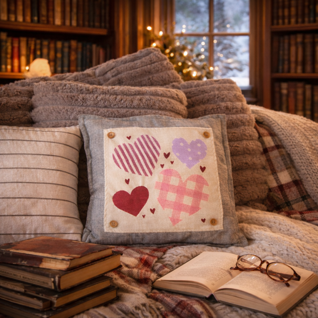 PILLOW ONLY: Charcoal Square CHARCOAL PILLOW