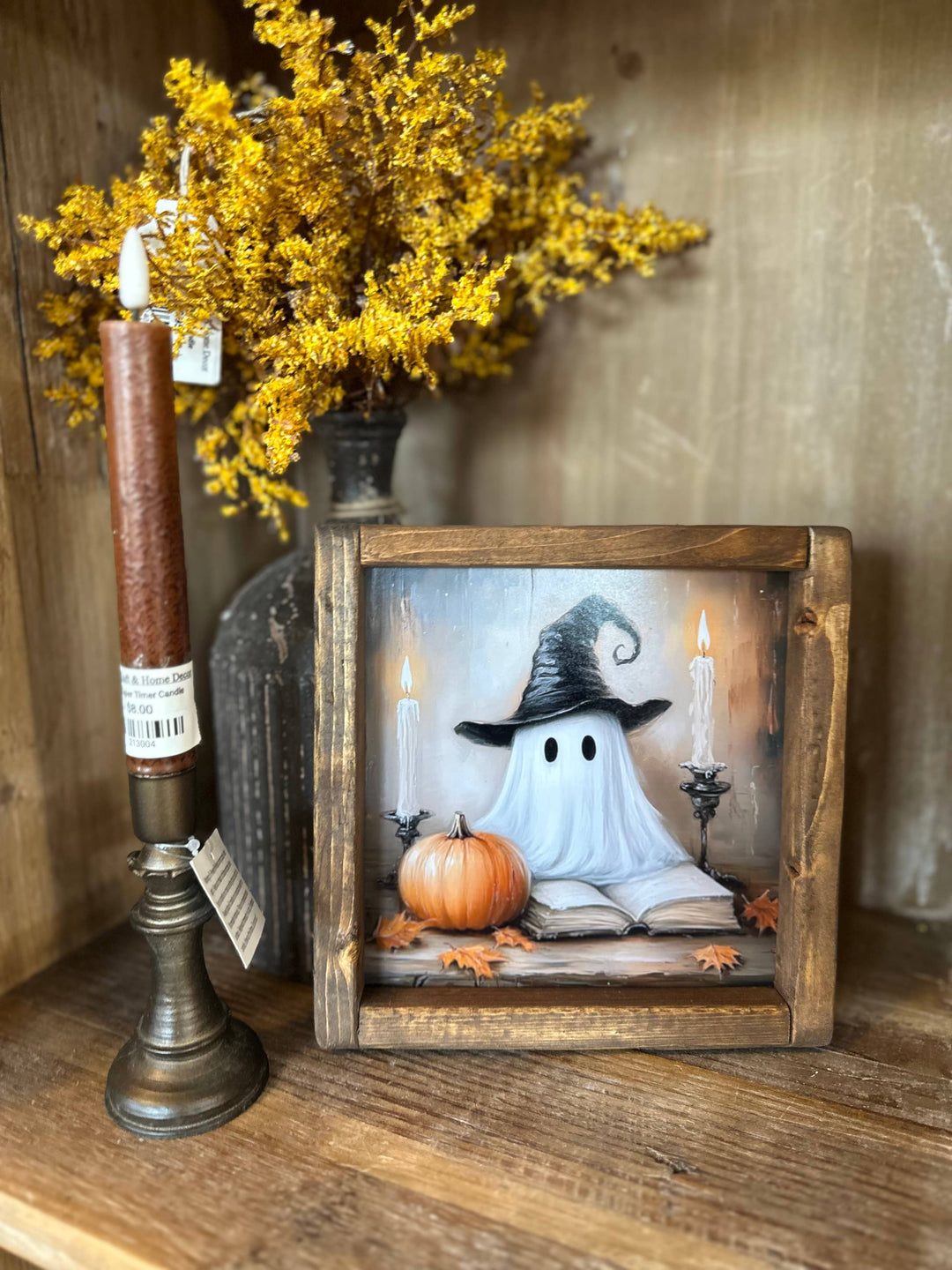 F2846 - Ghost And Book Framed Print