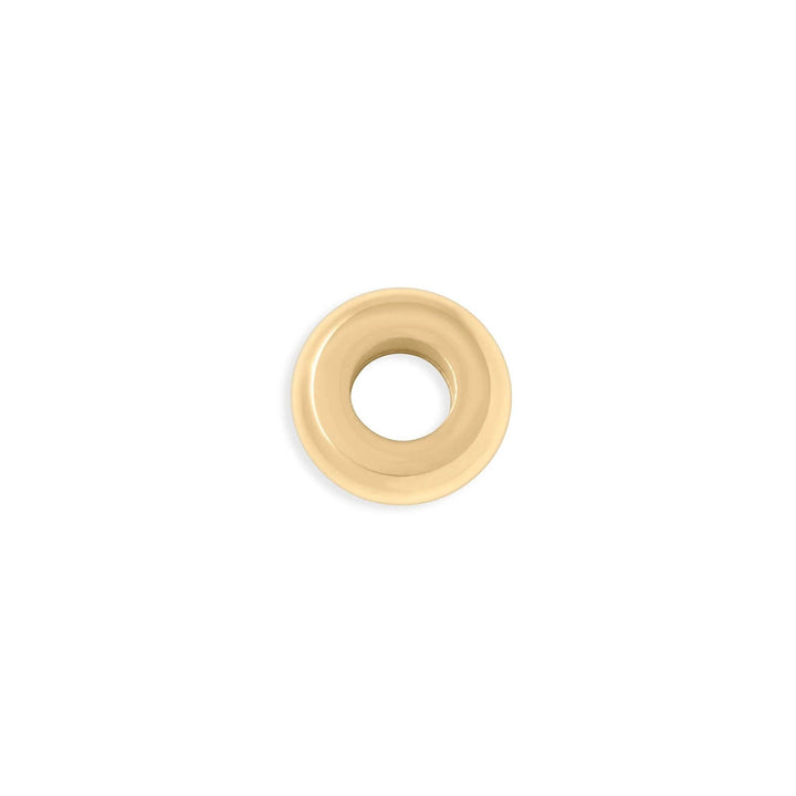 18K Gold PVD Stainless Steel Rounded Spacer Bead