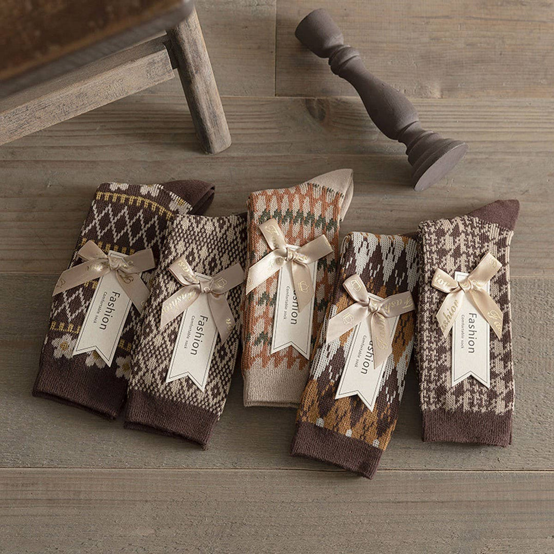 AUTUMN AND WINTER FASHION WARM MID-CALF SOCKS_CWMS1118