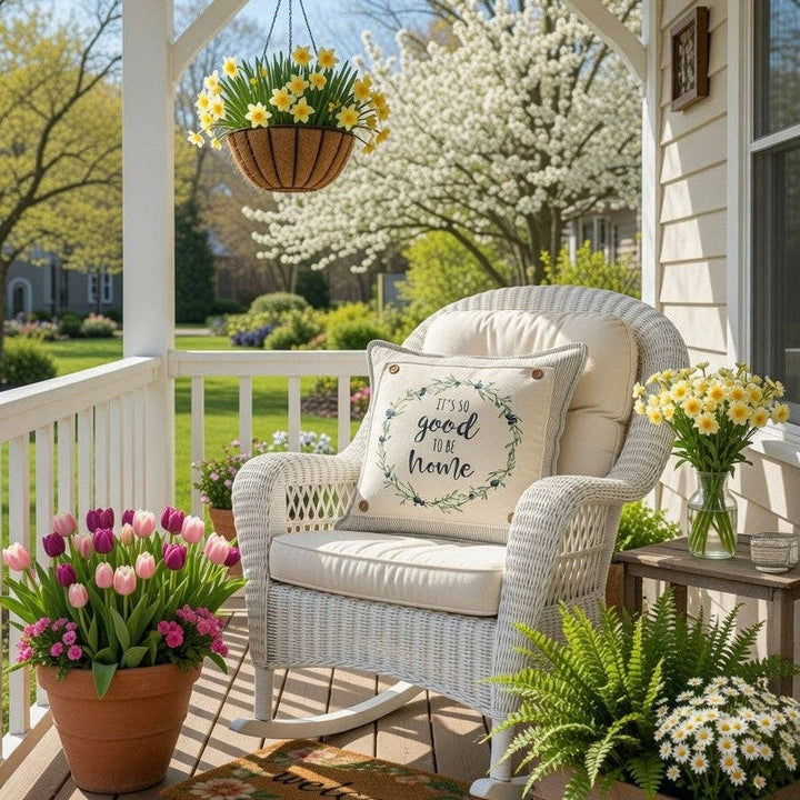 PANEL ONLY: SQUARE Entry, Garden, Between Holidays, House Warming, Host, Mother&