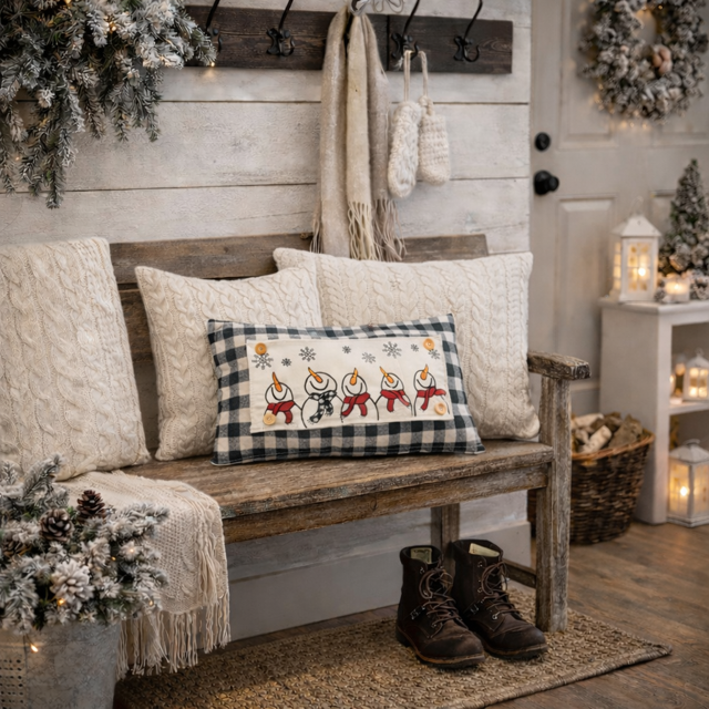 BUFFALO CHECK: GINGHAM PILLOW ONLY (with insert)