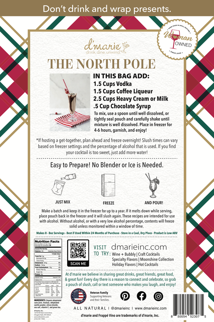The North Pole Cocktail - Ready-To-Freeze Cocktail
