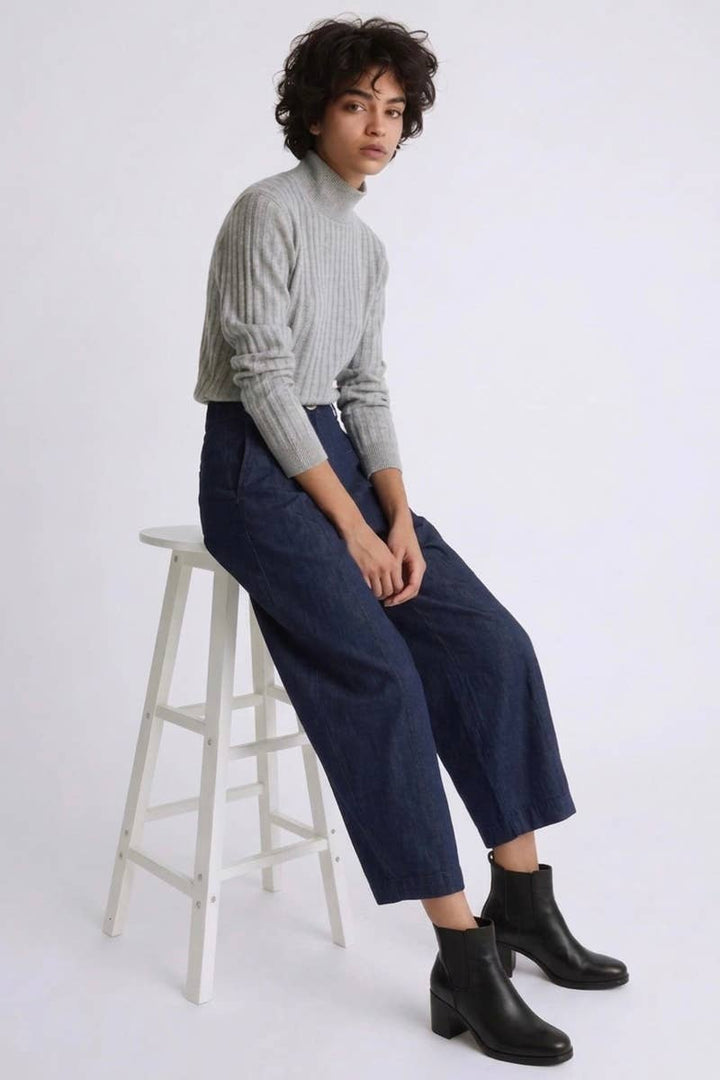 Wide-leg Crop Pants