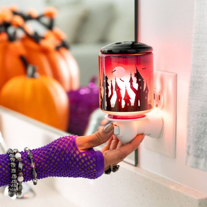 Bat Haunt Mini Accent Fragrance &amp; Wax Electric Warmer