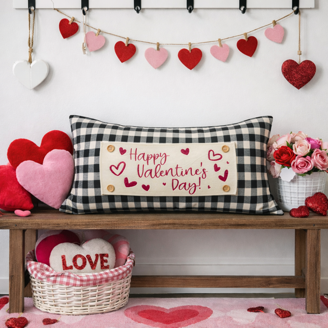 BUFFALO CHECK: GINGHAM PILLOW ONLY (with insert)