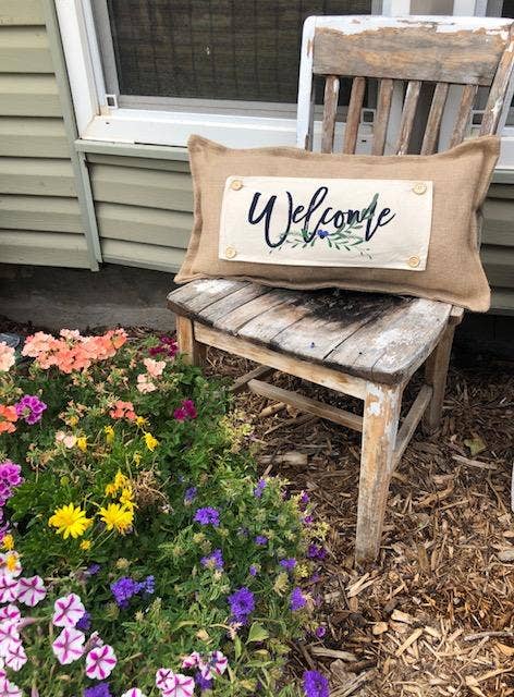 PANEL ONLY: nature, neutral heart OLD WELCOME