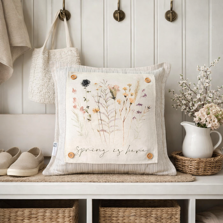 SQUARE PILLOW ONLY:  (with insert) SQUARE TICKING PILLOW