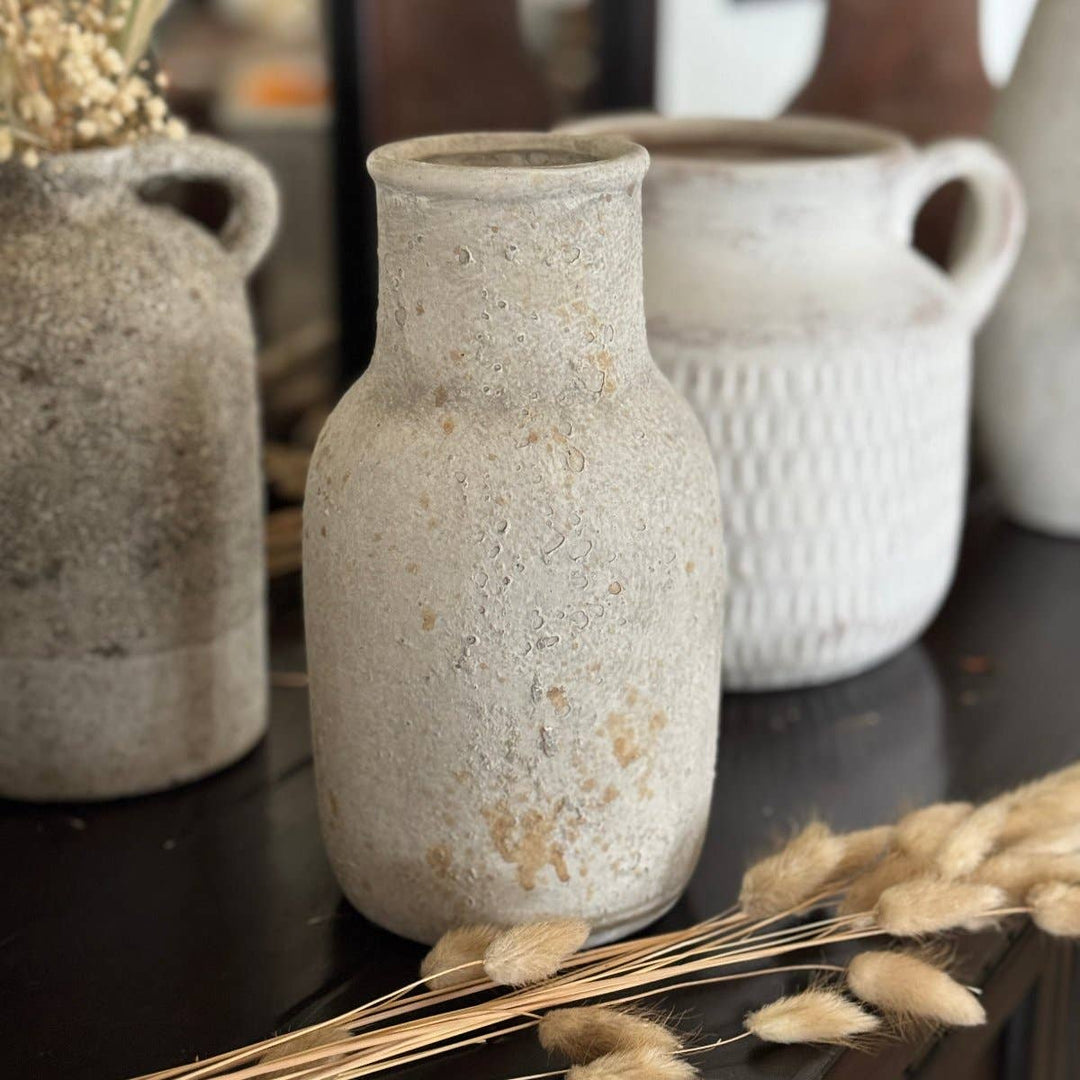 CA-5388 - Medium Rustic White Vessel