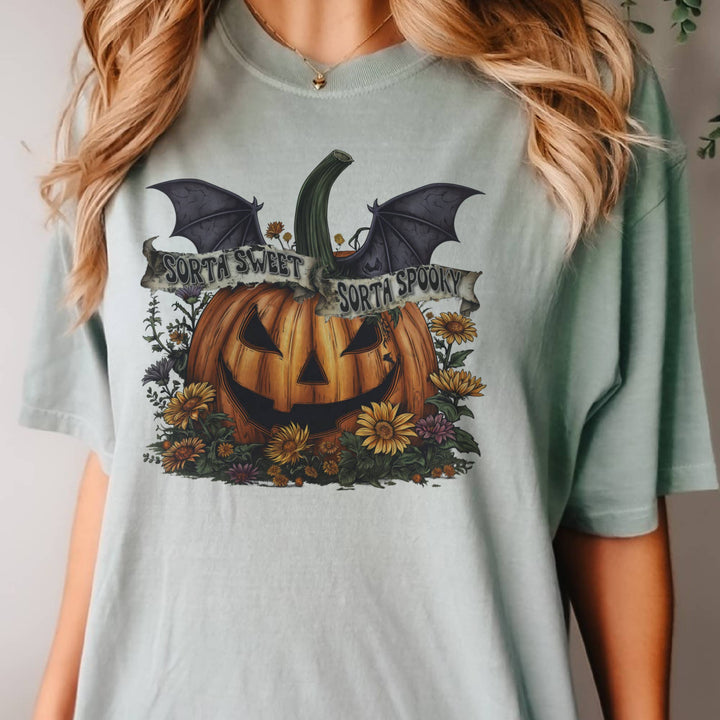 Halloween Pumpkin Kinda Spooky Graphic Tee