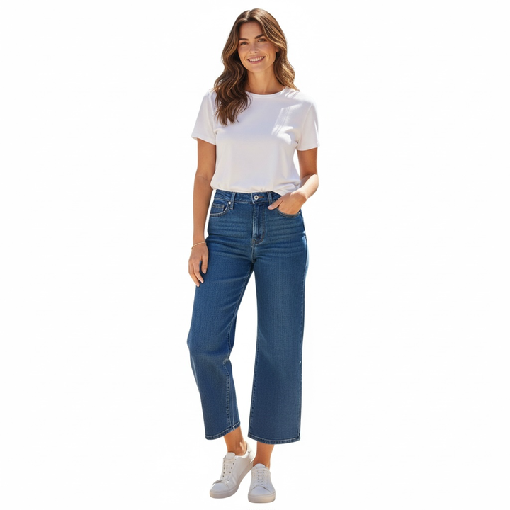 26” Better Butter Wide Leg Cropped Jean in Radley