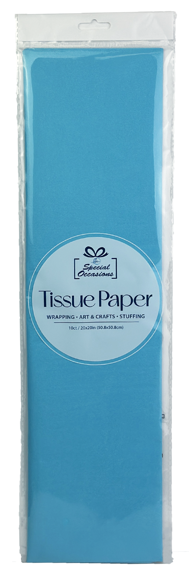 Gift Tissue Paper, 20x20in, 10 Sheets, Available in 18 Color