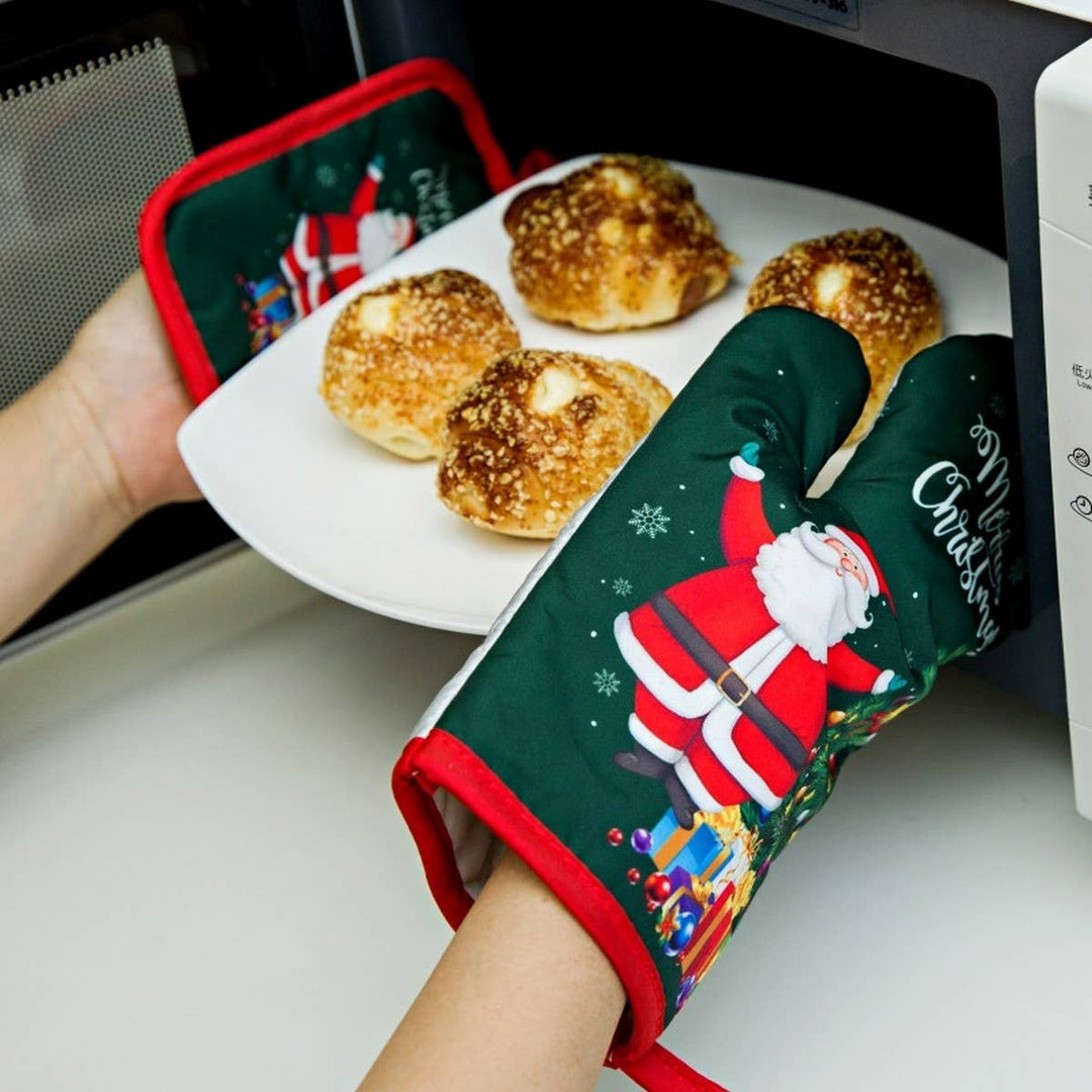 CHRISTMAS SERIES BAKING ANTI-SCALDING GLOVES_CWMM1460