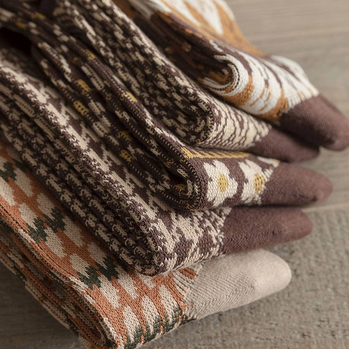 AUTUMN AND WINTER FASHION WARM MID-CALF SOCKS_CWMS1118