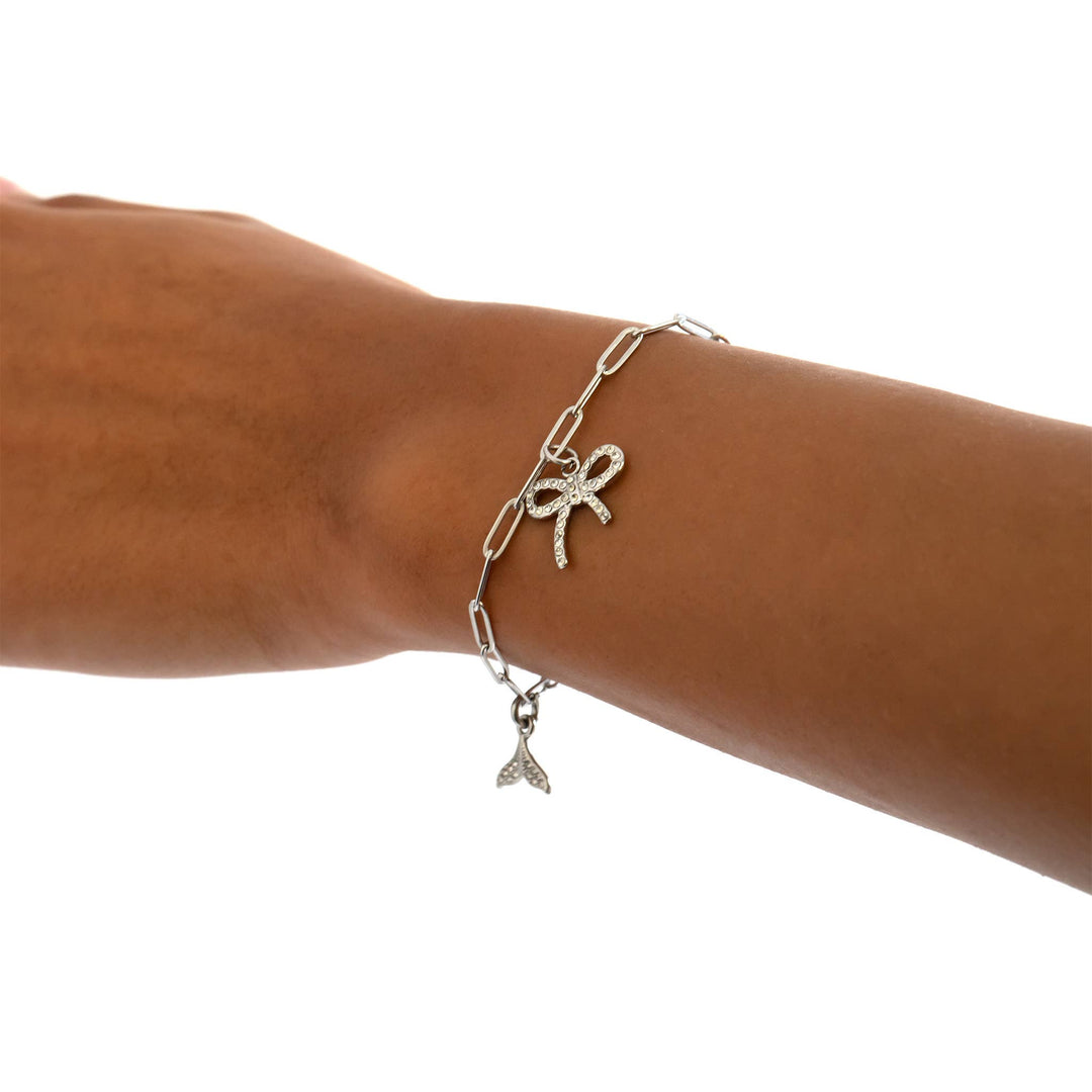 18K Gold PVD Stainless Steel Mermaid Tail Charm