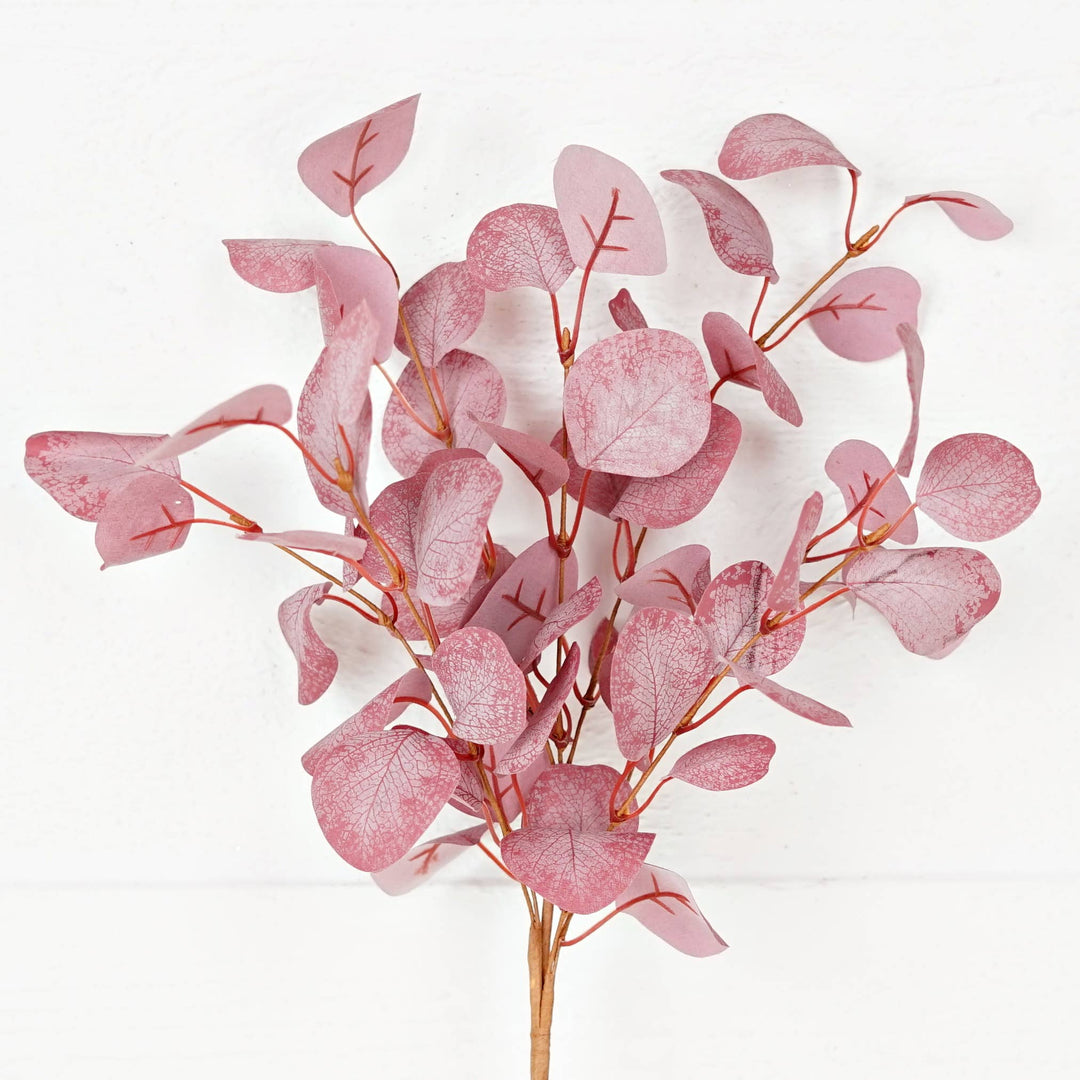 530325- 20inL Plum Silver Dollar Leaves Bush-