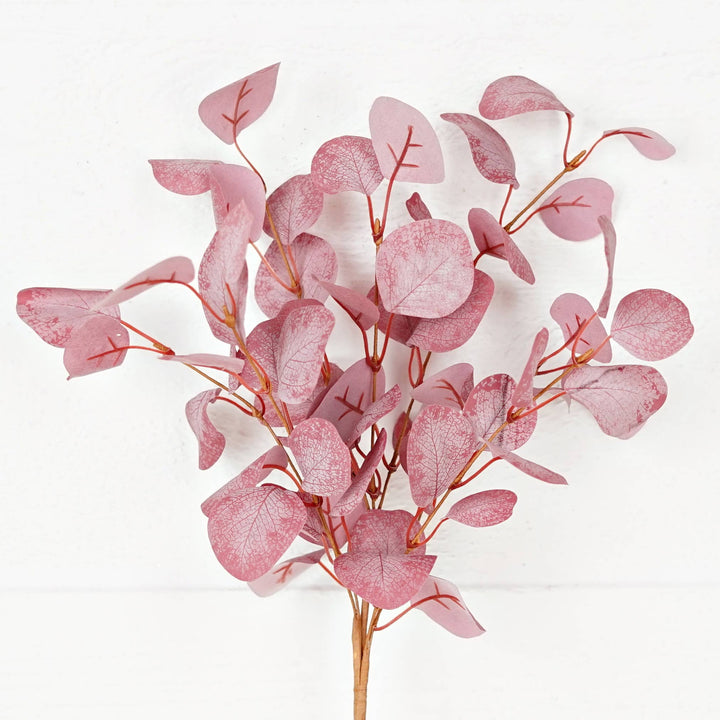 530325- 20inL Plum Silver Dollar Leaves Bush-