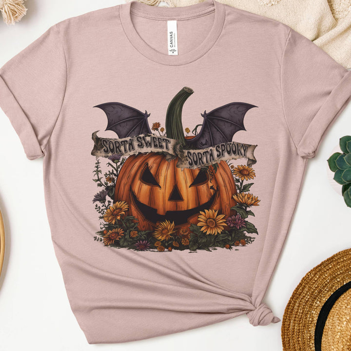 Halloween Pumpkin Kinda Spooky Graphic Tee