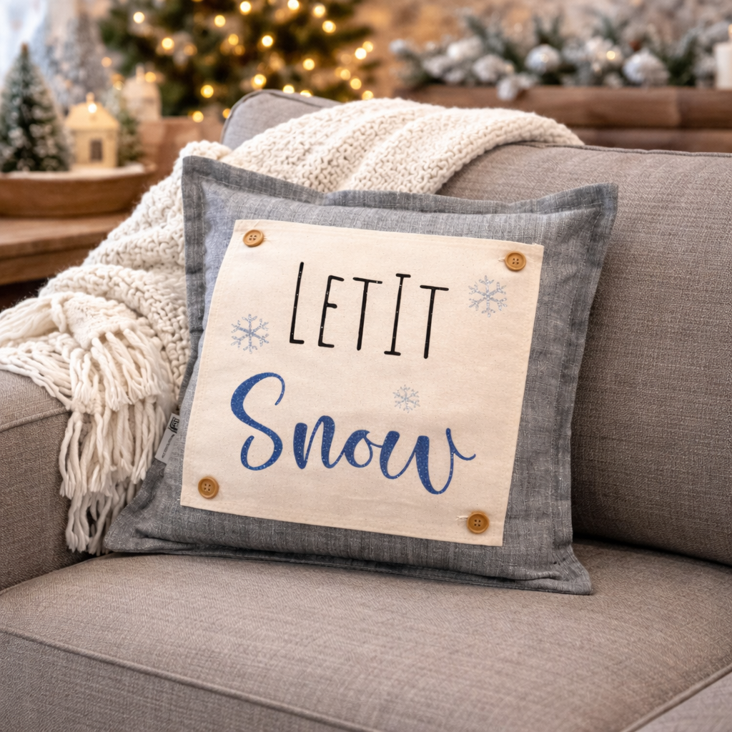 PILLOW ONLY: Charcoal Square CHARCOAL PILLOW