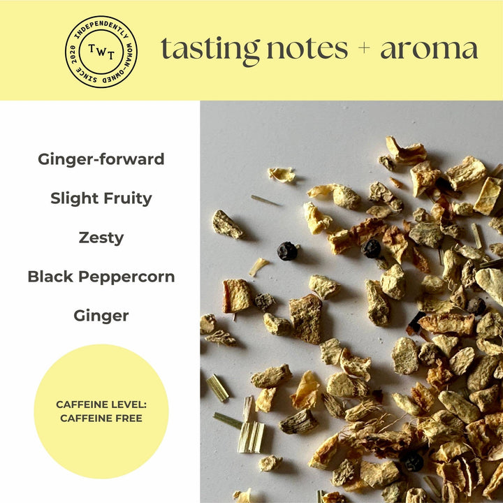 Lemon Ginger Herbal Mini Tube Gift (5 tea bags)