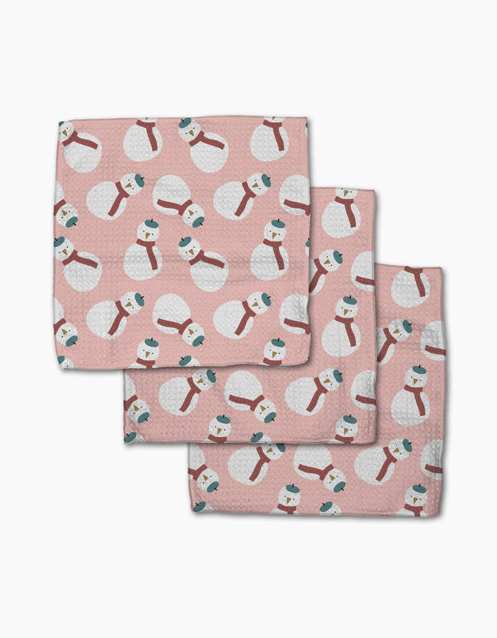 Snowman Dishcloth Set