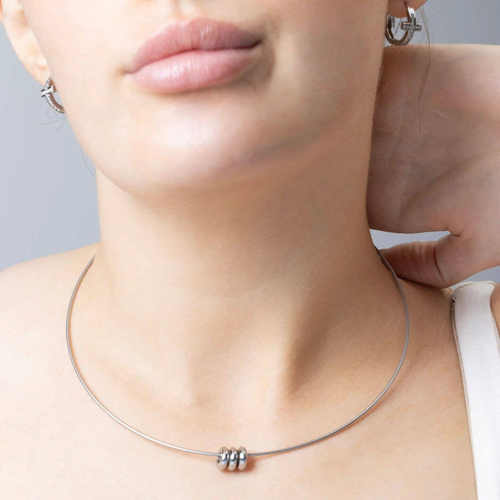 18K Gold PVD Stainless Steel Rounded Spacer Bead