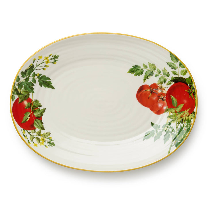 Pomodoro Oval Platter 16in x 11.5in