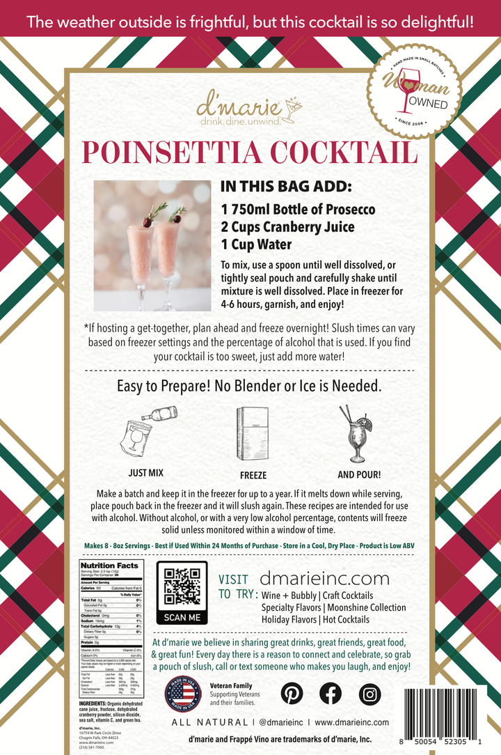 Poinsettia Cocktail - Ready-To-Freeze Cocktail