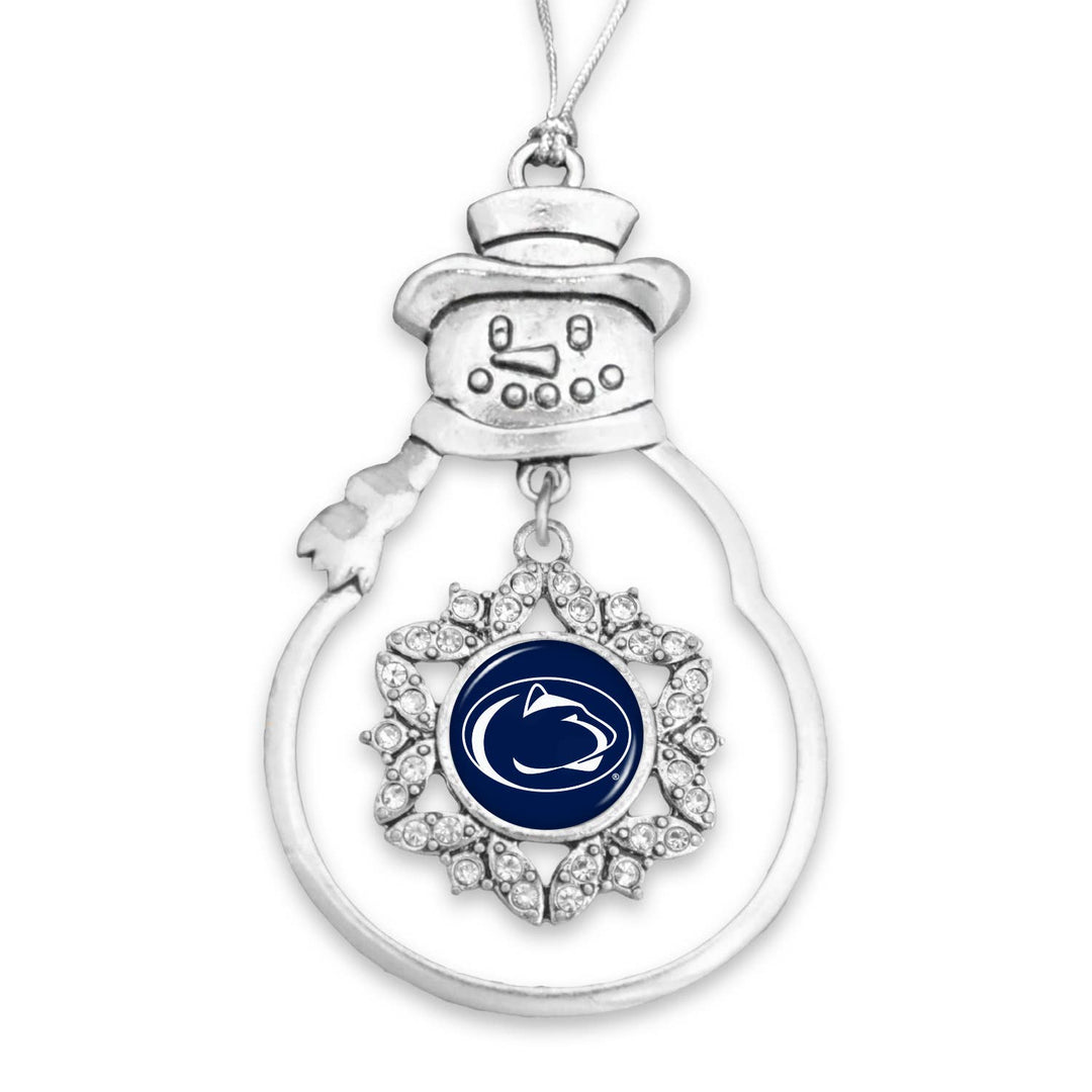 Penn State Nittany Lions  Snowman Ornament with Charm