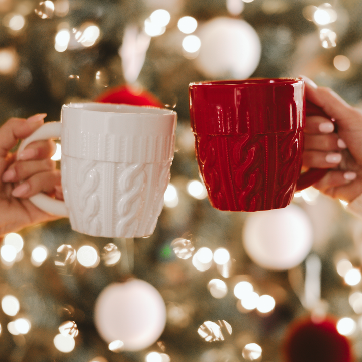 Cream Sweater Coffee Mug - Christmas Decor &amp; Gifts